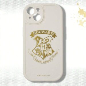 Carcasa Iphone 14 Escudo Hogwarts Blanco