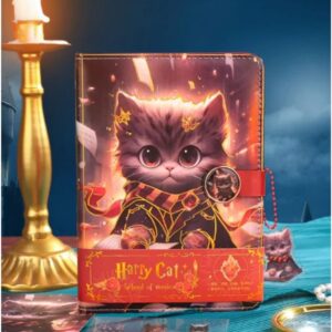 Libreta Tipo Agenda Harry Cat Gryffindor