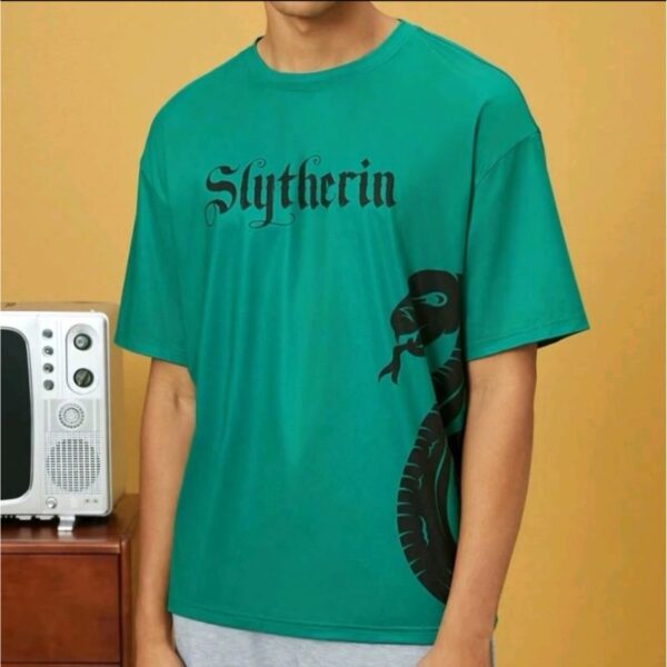 Polera Manga Corta Slytherin