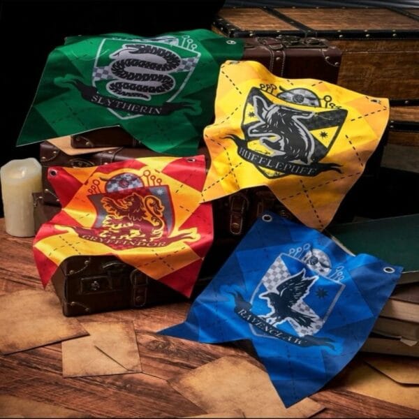 Set Banderines Casas De Hogwarts - Imagen 3
