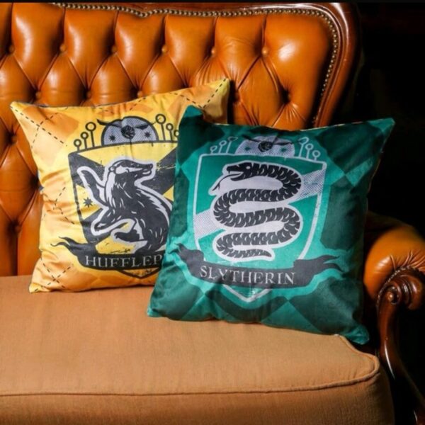 Set 2 Fundas Almohadas Casas De Hogwarts - Imagen 2