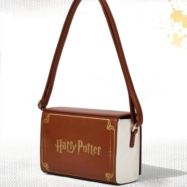 Bolso De Hombro Libro Hogwarts - Imagen 3