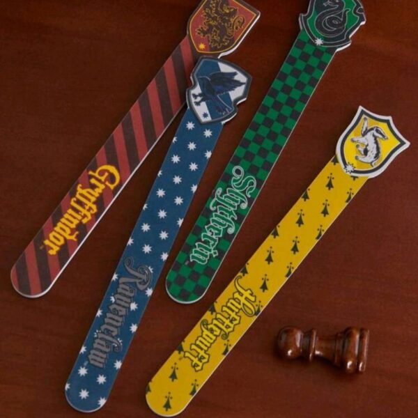Set 4 Limas De Uñas Casas De Hogwarts - Imagen 2