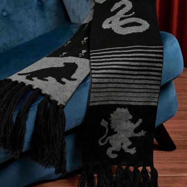 Bufanda Negra Casas De Hogwarts