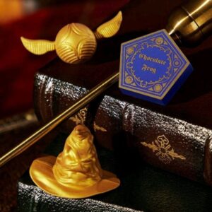 Set Imanes 3D Sombrero Snitch Envoltorio Rana Chocolate