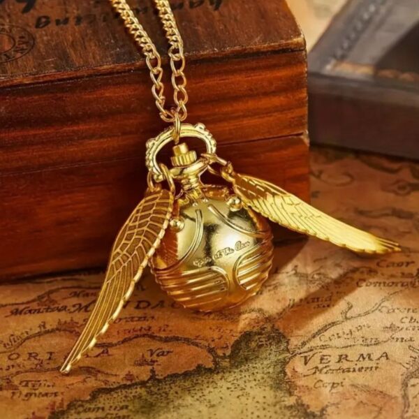 Reloj Colgante Snitch Dorada - Imagen 2