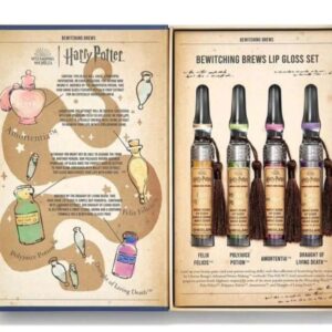Set Cuatro Brillos Labial Libro De Pociones
