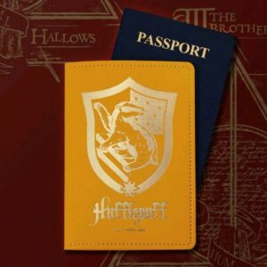 Porta Pasaporte Escudo Hufflepuff