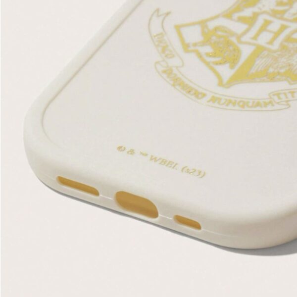 Carcasa Iphone 14 Escudo Hogwarts Blanco - Imagen 3