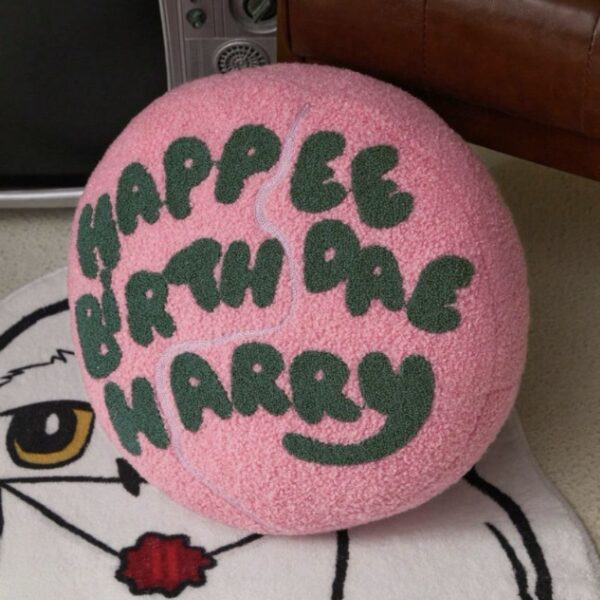 Almohada Pastel Happe Birthdae Harry