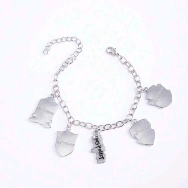 Pulsera Harry Potter Casas De Hogwarts Plateado - Imagen 3