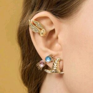Set Aretes 1 Par De Snitch Sombrero Y Lentes