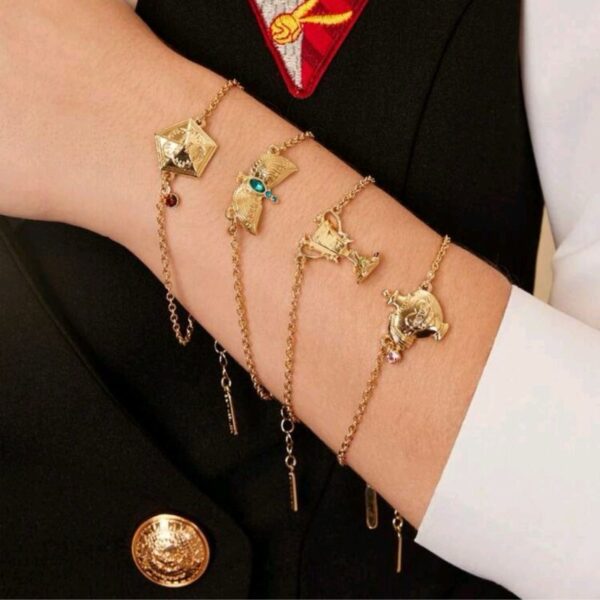 Conjunto 4 Pulseras Posion De Amor Diadema Rana Copa - Imagen 3