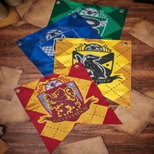 Set Banderines Casas De Hogwarts