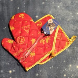Set Cocina Guante+Pad De Aislamiento+Mezquino Ravenclaw