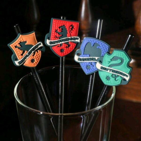 Set 4 Bombillas +Cepillo Limpiador Casas Hogwarts - Imagen 2