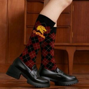 Par Calcetines Largos Gryffindor Rojo/Negro