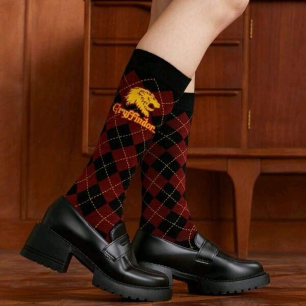 Par Calcetines Largos Gryffindor Rojo/Negro