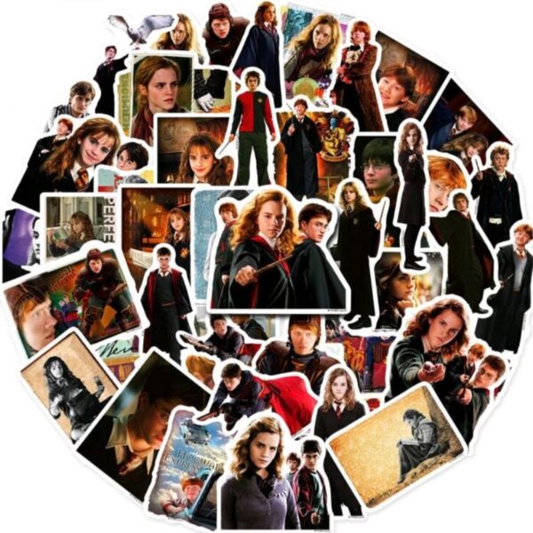 Set 50 Stickers Harry Hermionie Ron