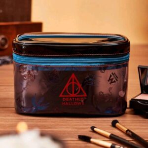 Estuche Trasparente Para Cosmeticos Reliquias De La Muerte