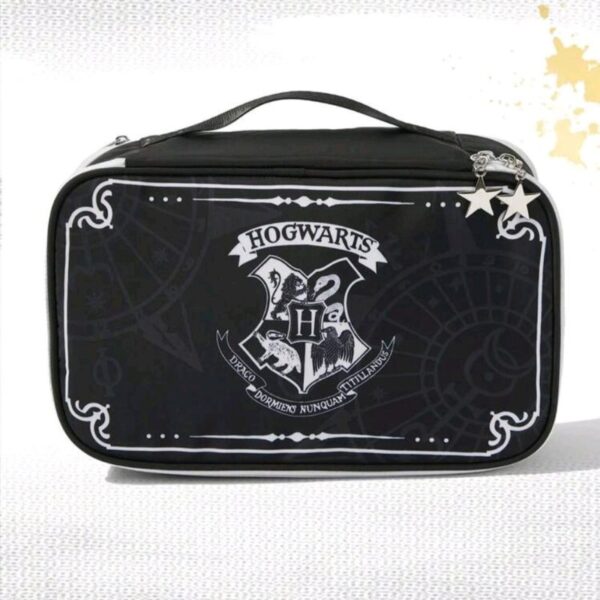 Estuche 3 Compartimientos Para Maquillaje Hogwarts
