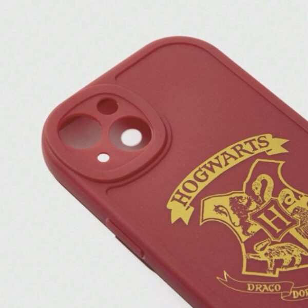 Carcasa Iphone 14 Escudo Hogwarts Rojo - Imagen 2