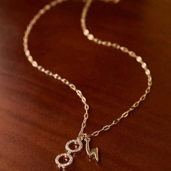 Collar Dije Lentes Harry Potter - Imagen 2