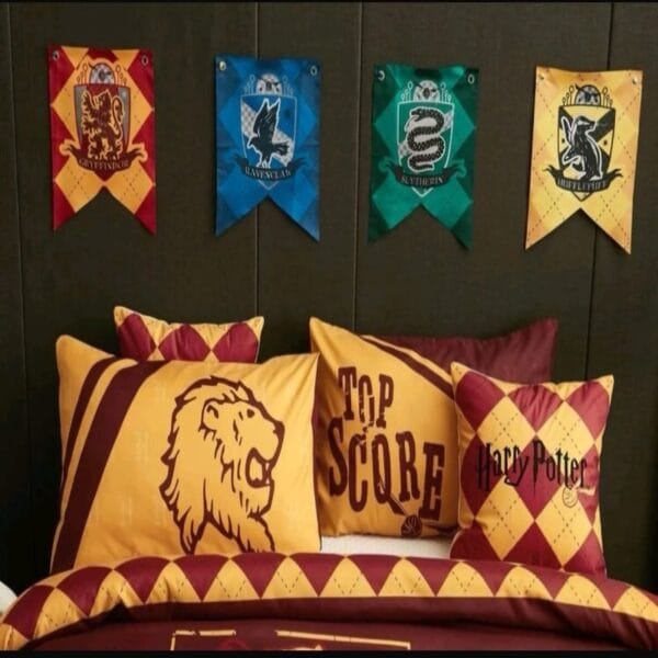 Set Banderines Casas De Hogwarts - Imagen 2