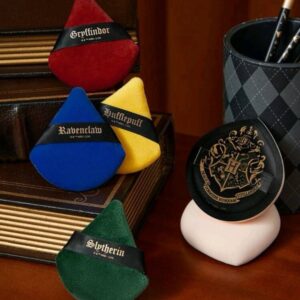 Set Almohadillas Maquillaje Casas Hogwarts