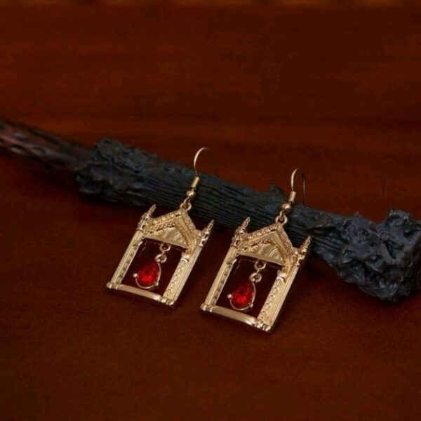 Aretes Espejo Oesed Rana De Chocolate - Imagen 3