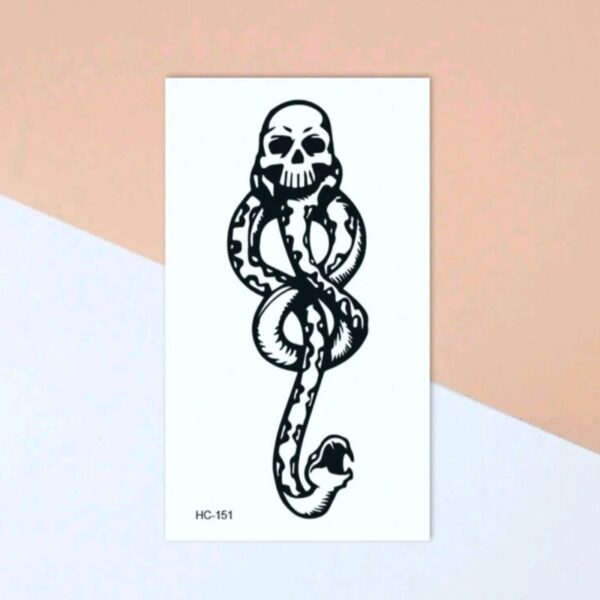 Tatuaje Temporal Marca Tenebrosa - Imagen 2