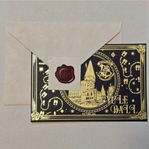 Tarjeta Felicitaciones Castillo Hogwarts