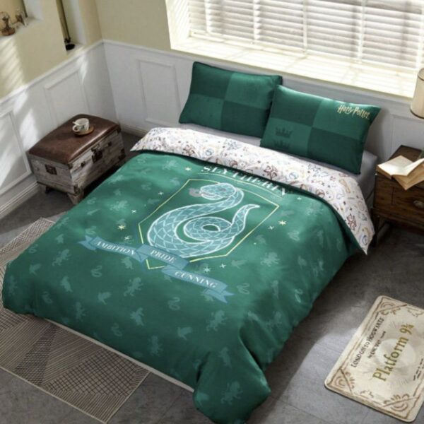 Set Funda Edredon Estampado Slytherin