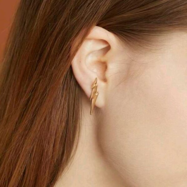 Set Aretes Reliquas De La Muerte 9 3/4 Cicatriz Harry - Imagen 2