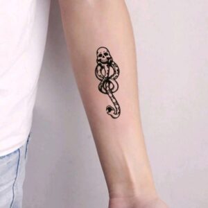 Tatuaje Temporal Marca Tenebrosa