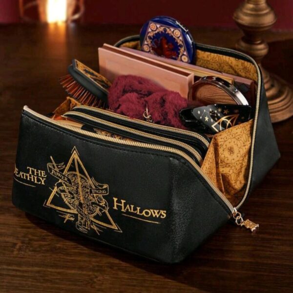 Bolso Maquillaje Gran Capacidad Reliquias De La Muerte - Imagen 2