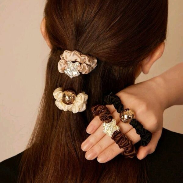 Set 4 Collet Para Cabello Snitch Hogwarts - Imagen 2