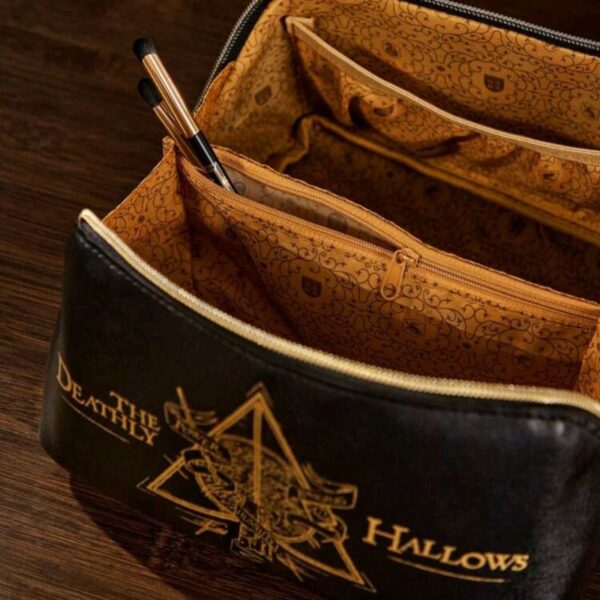 Bolso Maquillaje Gran Capacidad Reliquias De La Muerte - Imagen 3