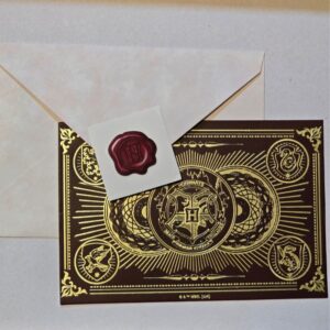 Tarjeta Felicitaciones Escudo Hogwarts