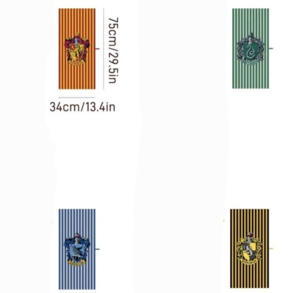 Toalla De Mano Casas De Hogwarts - Imagen 6