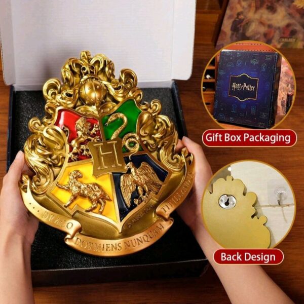Cuadro 3D Colgante Escudo Hogwarts - Imagen 5