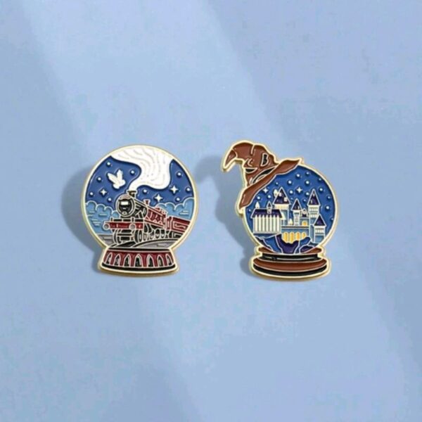 Set 2 Pines Castillo Y Expreso Hogwarts - Imagen 2