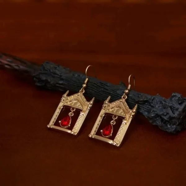 Aretes Espejo Oesed Rana De Chocolate - Imagen 3