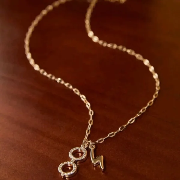 Collar Dije Lentes Harry Potter - Imagen 2