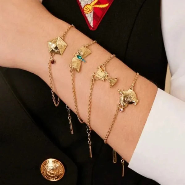 Conjunto 4 Pulseras Poción De Amor Diadema Rana Copa - Imagen 2