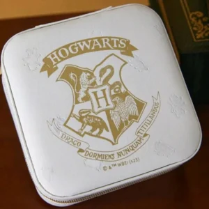 Joyero Blanco Estampado Hogwarts