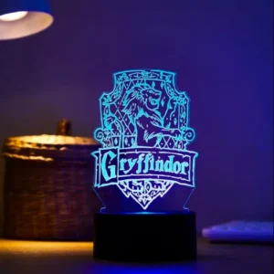 Lampara Led Acrílico Escudo Gryffindor
