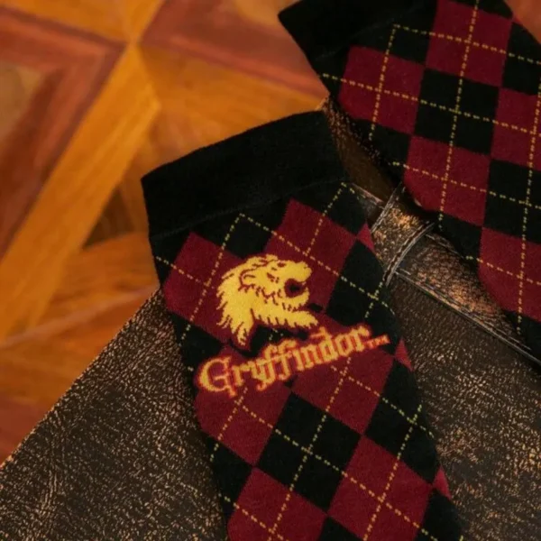 Par Calcetines Largos Gryffindor Rojo/Negro - Imagen 3