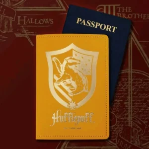 Porta Pasaporte Escudo Hufflepuff