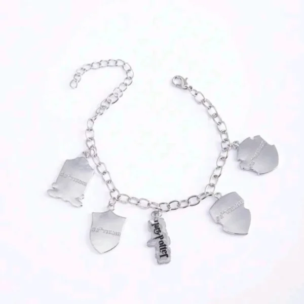 Pulsera Harry Potter Casas De Hogwarts Plateado - Imagen 3